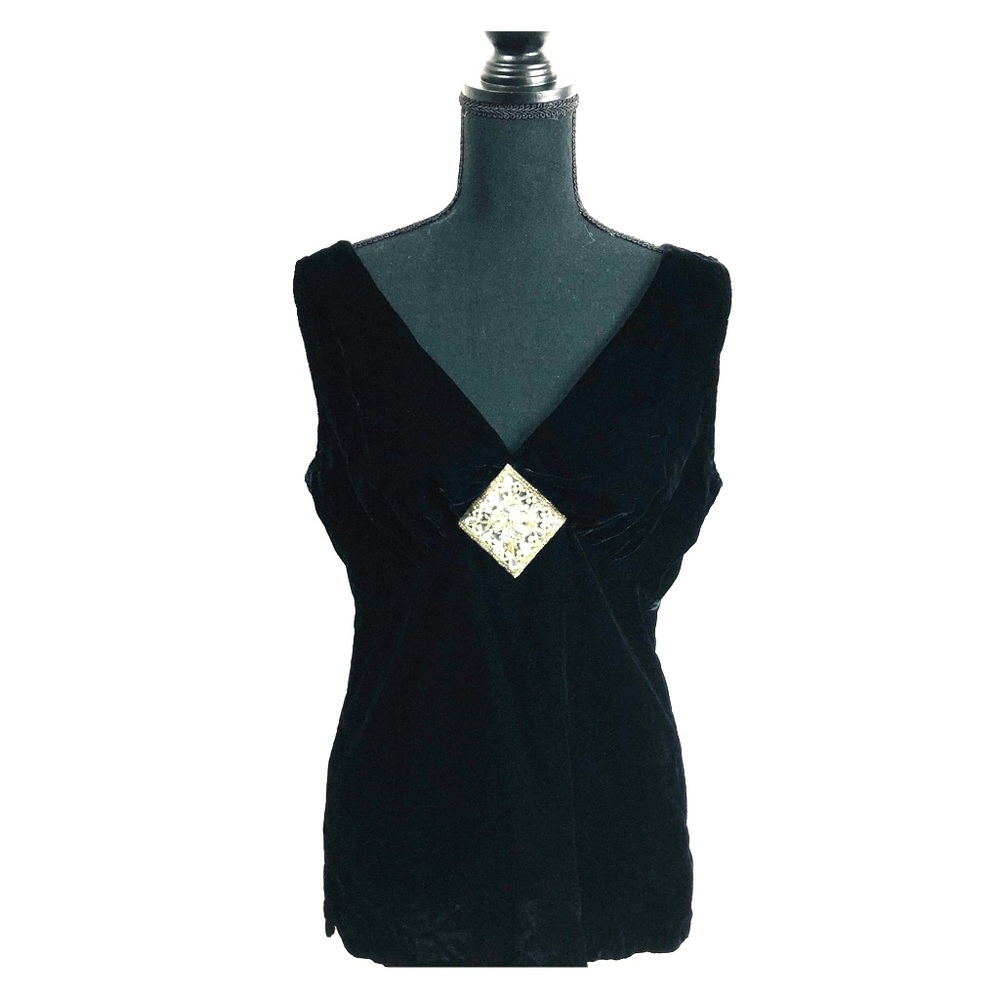 White House Black Market  Crushed Velvet Tank